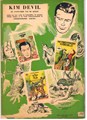 Kim Devil 4 - Het mysterie van de witte god, Softcover, Eerste druk (1957) (Dupuis)