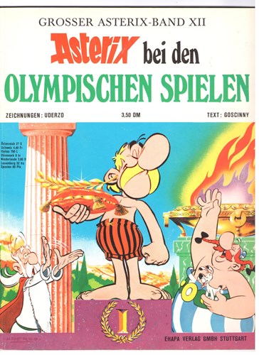 Asterix - Anderstalig/Dialect  - Asterix bei den Olympischen Spielen, Softcover, Eerste druk (1972) (Ehapa)