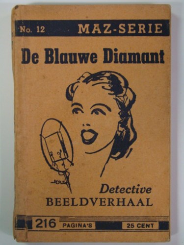 Dick Bos - Ten Hagen 12 - De Blauwe Diamant, Softcover, Eerste druk (1942), Ten Hagen - 1e serie (Ten Hagen)