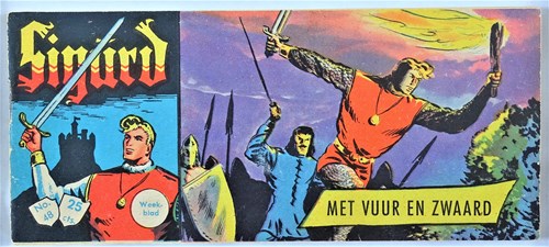 Sigürd - Eerste reeks 48 - Met vuur en zwaard, Softcover, Eerste druk (1960) (Metropolis)