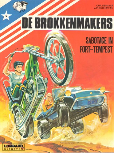 Brokkenmakers, de 2 - Sabotage in Fort-Tempest, Softcover, Eerste druk (1977) (Lombard)