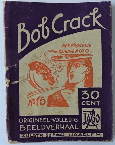 Bob Crack 16 - Het mysterie van de blauwe auto, Softcover (J.A.G.Olie)