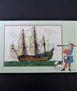  Frans schip uit de XVII eeuw - No. 53 - Album 1 - reeks 7 - Glanzend - NL/FR