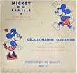  Mickey Mouse - Wrijfplaatjes - 1960