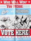  Marvel DC, poster who will win - Lobo vs. Wolverine