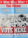  Marvel DC, poster who will win - Storm vs. Wonder Woman