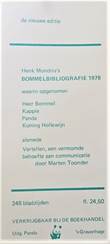  Marten Toonder - boekenlegger Bommelbibliografie
