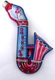  Tin toys - Coloured Kazoo Saxophone Japan
