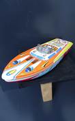  Tin Toys - Tin Speed boat, made in Japan 1960