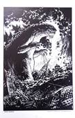  Steve Bissette - Prent Godzilla