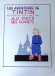  Kuifje - Zeefdruk Tintin au pays de Soviets