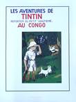  Kuifje - zeefdruk Tintin, reporter du Petit "Vingtième", au Congo