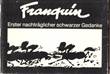 André Franquin - Collectie Erster nachträglicher schwarzer gedanke