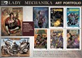 Lady Mechanika  - Bloed Cover Album - Artbook + Gelimiteerde art portfolio