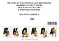 Rhonda  - Postcardset Striptease 