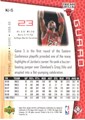 2001-02 Upper Deck MJ'S Back - #MJ-15