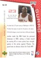2001-02 Upper Deck MJ'S Back - #MJ-59