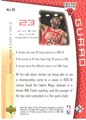 2001-02 Upper Deck MJ'S Back - #MJ-85