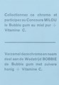 Bobbie Bubble gum - complete set van 64 plaatjes