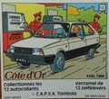 Côte d'Or - Citroën - 8 stickers