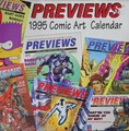 Previews 1995 Comic art Calendar