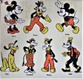 Mickey Mouse - Wrijfplaatjes - 1960