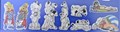 Asterix - set van 35 Foam figuurtjes