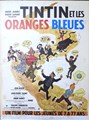 Kuifje - Originele filmposter Tintin et les oranges bleues 1964