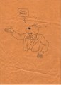 Joost Swarte, originele tekening op pakpapier