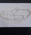 Franka - Originele tekening Citroën DS
