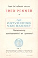 Fred Penner 11 - Fred Penner in...De zwarte vechtjas, Softcover, Eerste druk (1954) (A.T.H.)