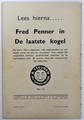 Fred Penner 16 - Fred Penner in ...Scherpschutters, Softcover, Eerste druk (1955) (A.T.H.)