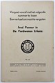 Fred Penner 21 - Fred Penner in De laatste wagen !, Softcover, Eerste druk (1955) (A.T.H.)
