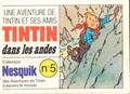 Kuifje - Reclame 5 - Kuifje in het Andesgebergte - Tintin dans les Andes, Softcover (Nesquik)