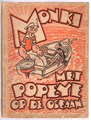 Monki 3 - Monki met Popeye op de oceaan, Softcover, Eerste druk (1949) (Spaarnestad)