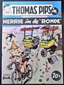 Thomas Pips 4 - Herrie in de "ronde", Softcover, Eerste druk (1967) (Het Volk)