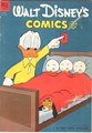Walt Disney's - Comics 166 - Walt Disney's comics and stories 166, Softcover, Eerste druk (1954) (Dell Comic)