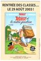 Asterix  - École Panoramix - persdossier - Carnet de correspondance, Persdossier (Albert René)