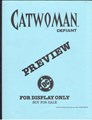 DC - Preview  - Catwoman defiant, Persdossier (DC Comics)
