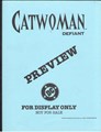 DC - Preview  - Catwoman Defiant, Persdossier (DC Comics)