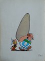 Asterix 3 - Asterix en de Gothen, Softcover, Eerste druk (1968) (Lombard/Standaard)