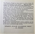 Wammes Waggel 1 - De vijf stuivers van Wammes Waggel, Softcover, Eerste druk (1953) (Rijkspostspaarbank)