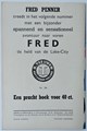 Fred Penner 34 - Het onstuimige water, Softcover, Eerste druk (1956) (A.T.H.)