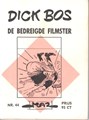 Dick Bos - Maz beeldbibliotheek 44 - De bedreigde filmster, Softcover, Eerste druk (1965) (Maz-Beeldbibliotheek)