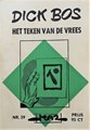 Dick Bos - Maz beeldbibliotheek 39 - Het teken van de vrees, Softcover, Eerste druk (1964) (Maz-Beeldbibliotheek)