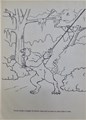 Tarzan - diversen  - Giant Story Coloring Book, Sc+linnen rug, Eerste druk (1978) (Parkes Run)