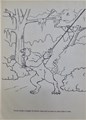Tarzan - diversen  - Giant Story Coloring Book, Sc+linnen rug, Eerste druk (1978) (Parkes Run)