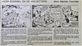 Bommel en Tom Poes - Krantenuitgaves 40 h - Heer Bommel en de Volvetters, Krantenknipsel (NRC-Handelsblad)