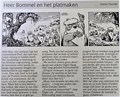 Bommel en Tom Poes - Krantenuitgaves 128 h - Heer Bommel en het platmaken, Krantenknipsel (Noordhollands Dagblad)