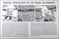 Smidje Verholen - krantenuitgaves 3 - Smidje Verholen en de rare alchemist, Krantenknipsel, Eerste druk (1950) (Overijsselsch Dagblad)